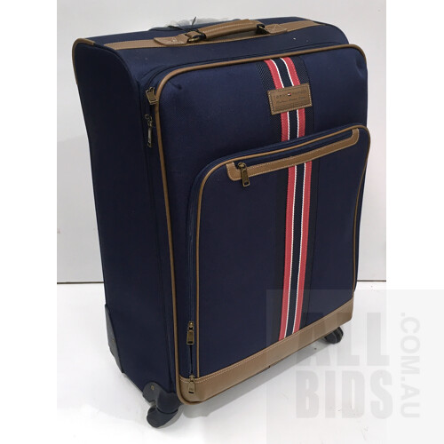 Tommy Hilfiger Nantucket Collection Expandable Upright Spinner Suitcase - ORP $180
