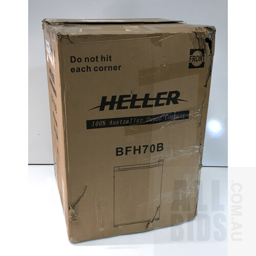 Heller Model No. BFH70B Refrigerator 76 Liter