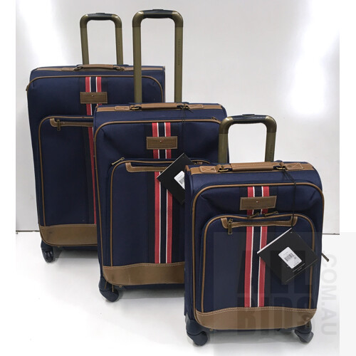 Tommy Hilfiger Nantucket Collection 3-Piece Expandable Luggage/Suitcase Set