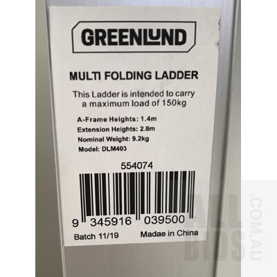 Greenlund DLM403 Multi Folding Ladder