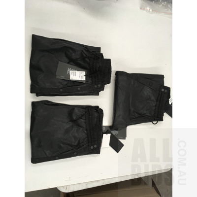 Alexander Wang x H&M Women's Size EU40 Genuine Leather Pants - Lot Of 3 - Combined ORP $1200