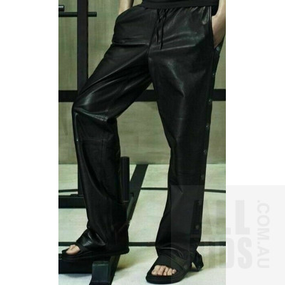 Alexander Wang x H&M Women's Size EU36 Genuine Leather Pants - Lot Of 10 - Combined ORP $4000