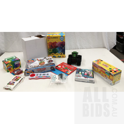 Assorted Kids Toys Including Lego and Board Games