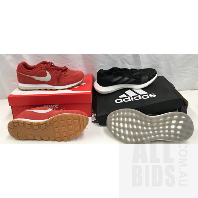 Adidas And Nike Shoes Size UK8-8.5- Lot Of Two