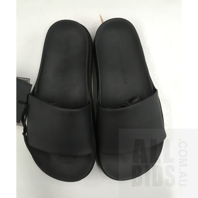 Alexander Wang x H&M Leather Slippers Size EUR36 - Lot Of Four - ORP $700 Combined