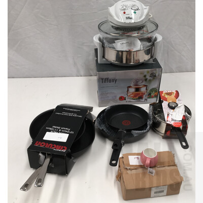 Tiffany OVT01 Turbo Convection Oven And Tefal Chefs Frying Pans