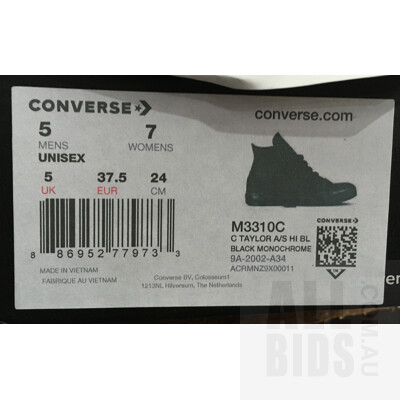 Converse Unisex Shoes Size UK5 Men's OR UK7 Women's - Lot Of 3