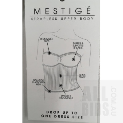 Mestige Strapless Nude Upper Body Shaper Size S - Lot Of 45 - ORP $1500