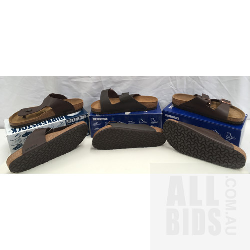 Birkenstock Sandals Size EU43 - AU9  - Lot Of Three