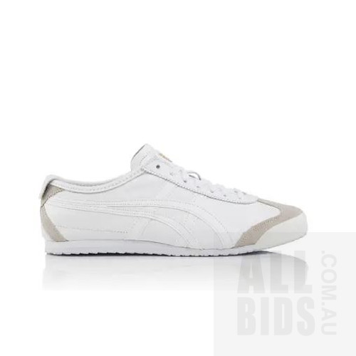 Onitsuka Tiger Unisex Mexico 66 White Shoes Size UK10 - Lot Of 3 - ORP $147 Combined