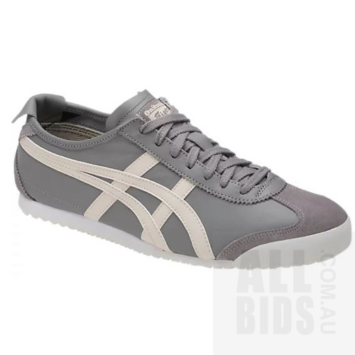 Onitsuka Tiger Unisex Mexico 66 White And Aluminum/Birch Shoes Size UK9 - Lot Of 4 - ORP $590 Combined