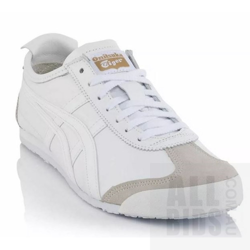 Onitsuka Tiger Unisex Mexico 66 White And Aluminum/Birch Shoes Size UK9 - Lot Of 5 - ORP $740 Combined
