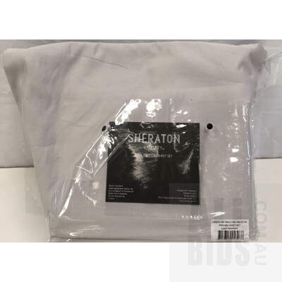 Sheraton Luxury 1000TC 100% Cotton King Bed Sheet Set - ORP $429.95