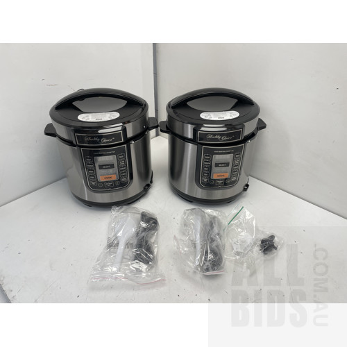 Lenoxx PC600 Pressure And Slow Cooker 6litre - Lot Of Two