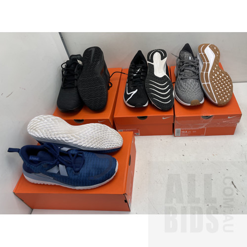 Nike Runners Assorted Styles UK9 And 9.5  - Lot Of Four