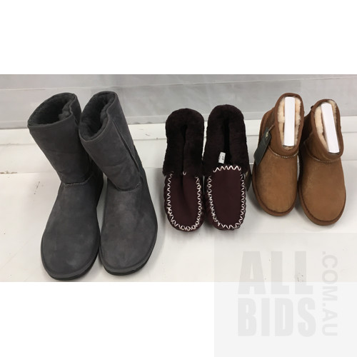 UGG Boots Assorted Sizes And Styles - Lot Of Three
