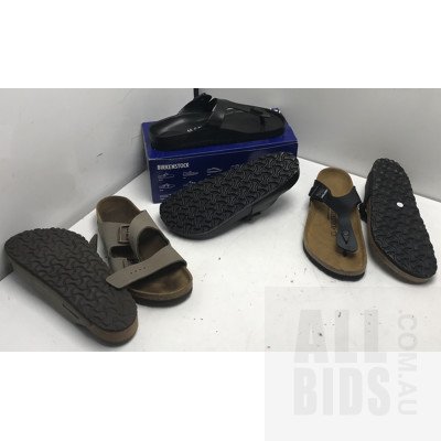 Birkenstock Sandals Size EU42 - AU8  - Lot Of Three