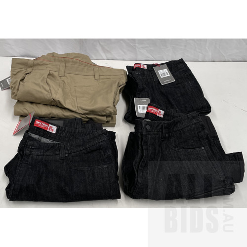 Hard Yakka Workwear Size 92R, 97R, 102S - Lot Of 6