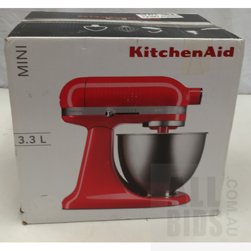 KitchenAid Matte White 5KSM3311XAFW Mini Stand Mixer  - ORP $599