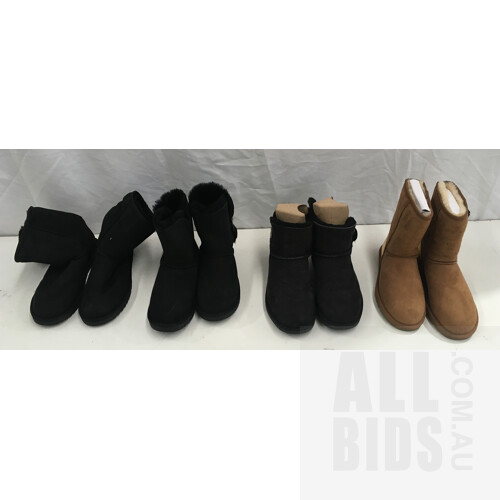 UGG Boots Assorted Sizes And Styles - Lot Of Four