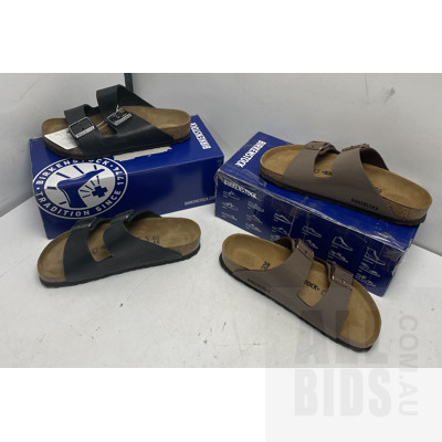 Birkenstock Sandals Size EU37/38  - Lot Of Two