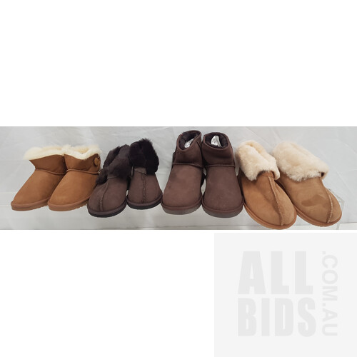 Ugg Boots - Assorted Sizes And Colours - Lot Of Four