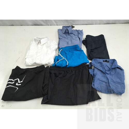 Bulk Lot Of Assorted Men's And Women's Clothing Brands Including StyleCorp, Fox And NNT - Lot Of 50 - ORP Over $1000