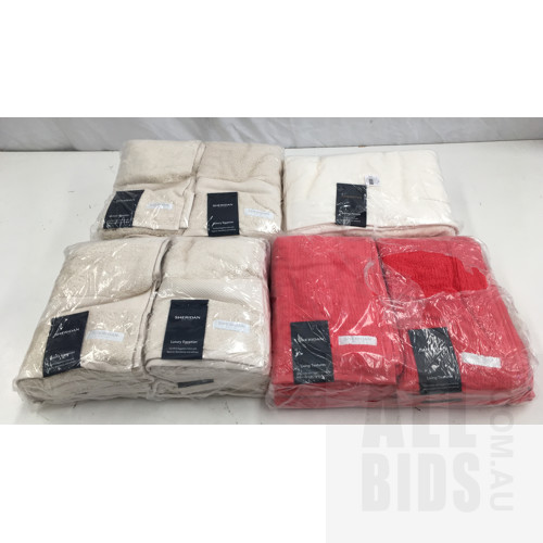 Sheridan Bath Towels And Sheets - Lot Of 14 - ORP $700 Combined