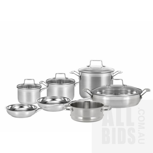 Scanpan Stainless Steel Impact 7 Piece Cookware Set - ORP $829