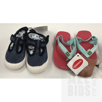 Large Assortment Of Babies, Toddlers And Kids Runners And Shoes Including Clarks, Paw Patrol And Asics