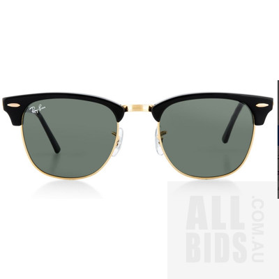 Ray-Ban Classic Clubmaster RB3016 Black Sunglasses