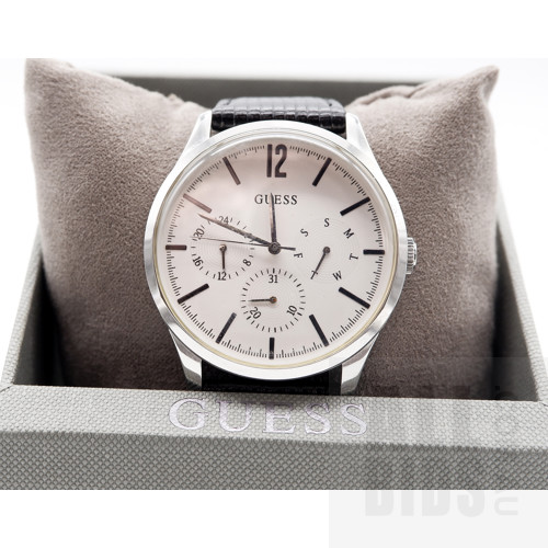 Guess Stainless Steel W1041G4 Gents Watch - RRP $320.99