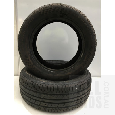 255/55 R18 Powertrac Racingstar Tyres - Lot Of Two