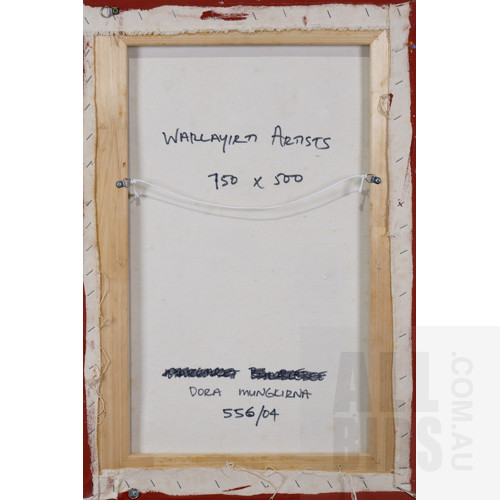 Dora Mungkirna (born 1930, Warlpiri language group), Ngatijirri 2004, Acrylic in Canvas, 75 x 50 cm