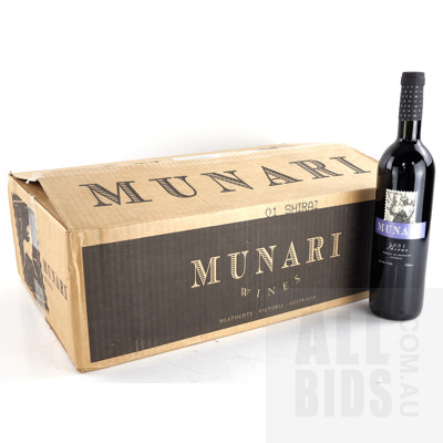 Munari Shiraz 2001 750ml Case of 12