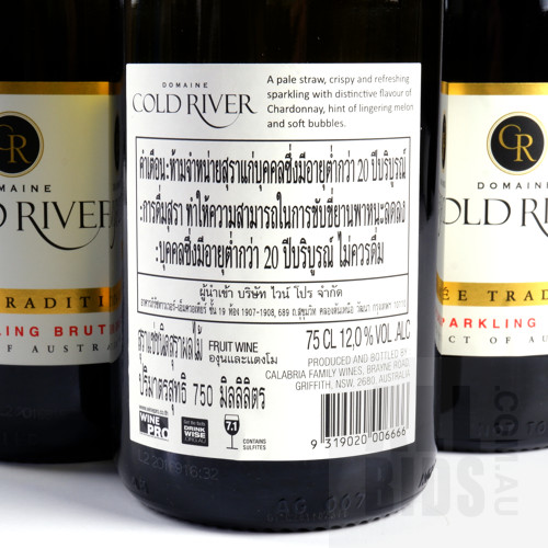Domaine Cold River Sparkling Brut Cuvee - Case of 12 x 750ml