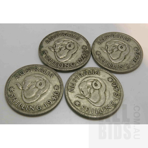 Australia: 1946 Perth Mint Shillings