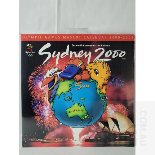 2000 Olympic Games Mascot 16 Months Calendar