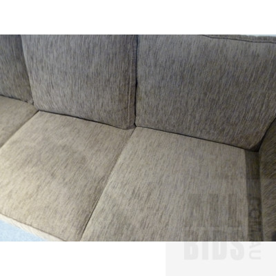 Three Seater Fabric Sofa