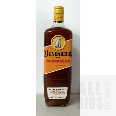 1.25L Bottle Ff Bundaberg Overproof Rum