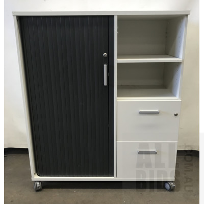 Light Grey Melamine Office Storage Cabinet
