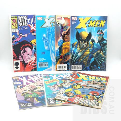 Seven X-Men Comics, Including Pawns of the Apocalypse and Mephisto vs the X-Men