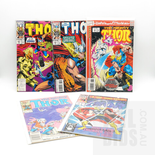 Five The Mighty Thor Comics, 372, 433, 363, 465, 468