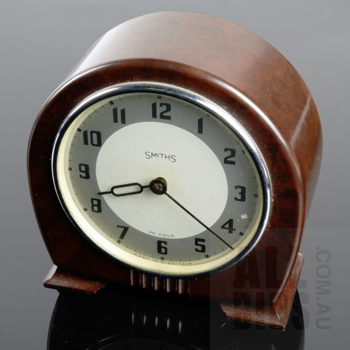Vintage Great Britain Smiths 30 Hour Bakelite Clock