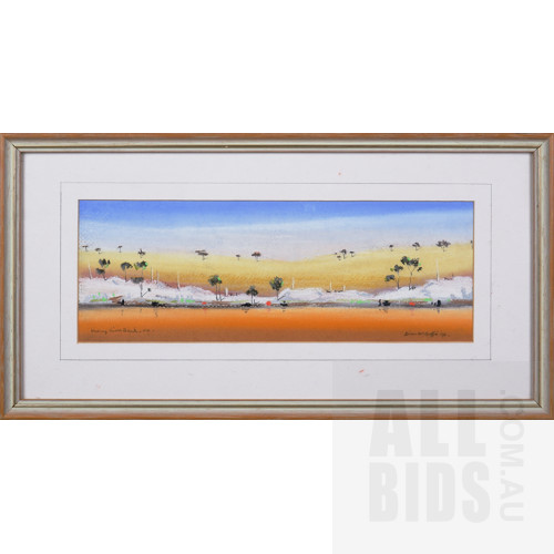 Brian McGuffie, Three Framed Pastels of Victorian Landscapes 1992, each 11 x 30 cm (3)