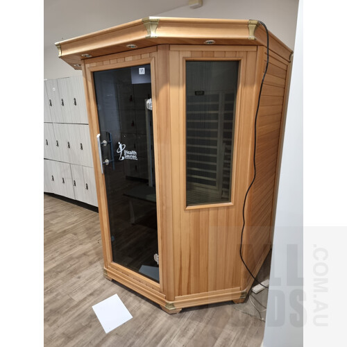 Sauna by iHealth - 2 Person Infrared Sauna (has been decommissioned and will need de-installation and maintenance)