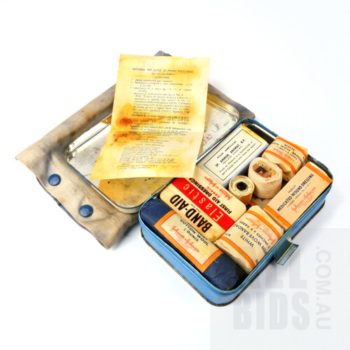 Collectable Johnson's First Aid 'Autokit', Tin in Good order and Appears Complete