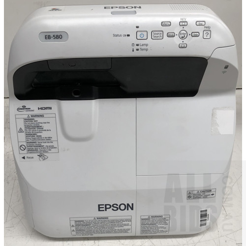 Epson (EB-580) XGA 3LCD Projector