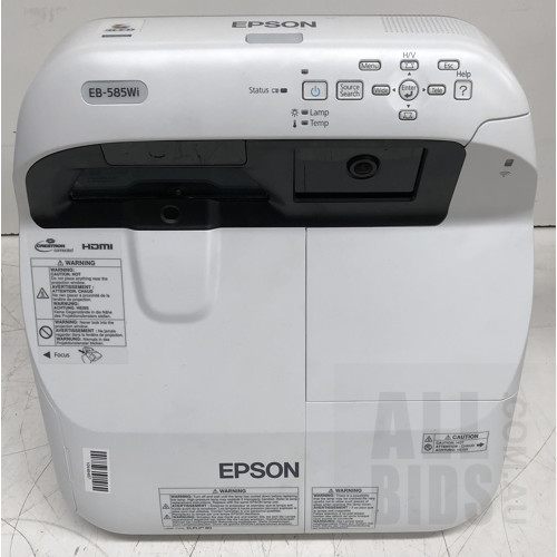 Epson (EB-585Wi) WXGA 3LCD Projector