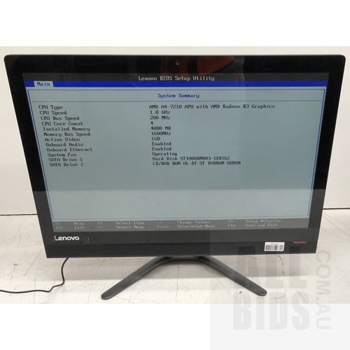 Lenovo Ideacentre AIO 300-23ACL AMD A4 (7210) 1.80GHz 4-Core APU 23-Inch All-in-One Computer